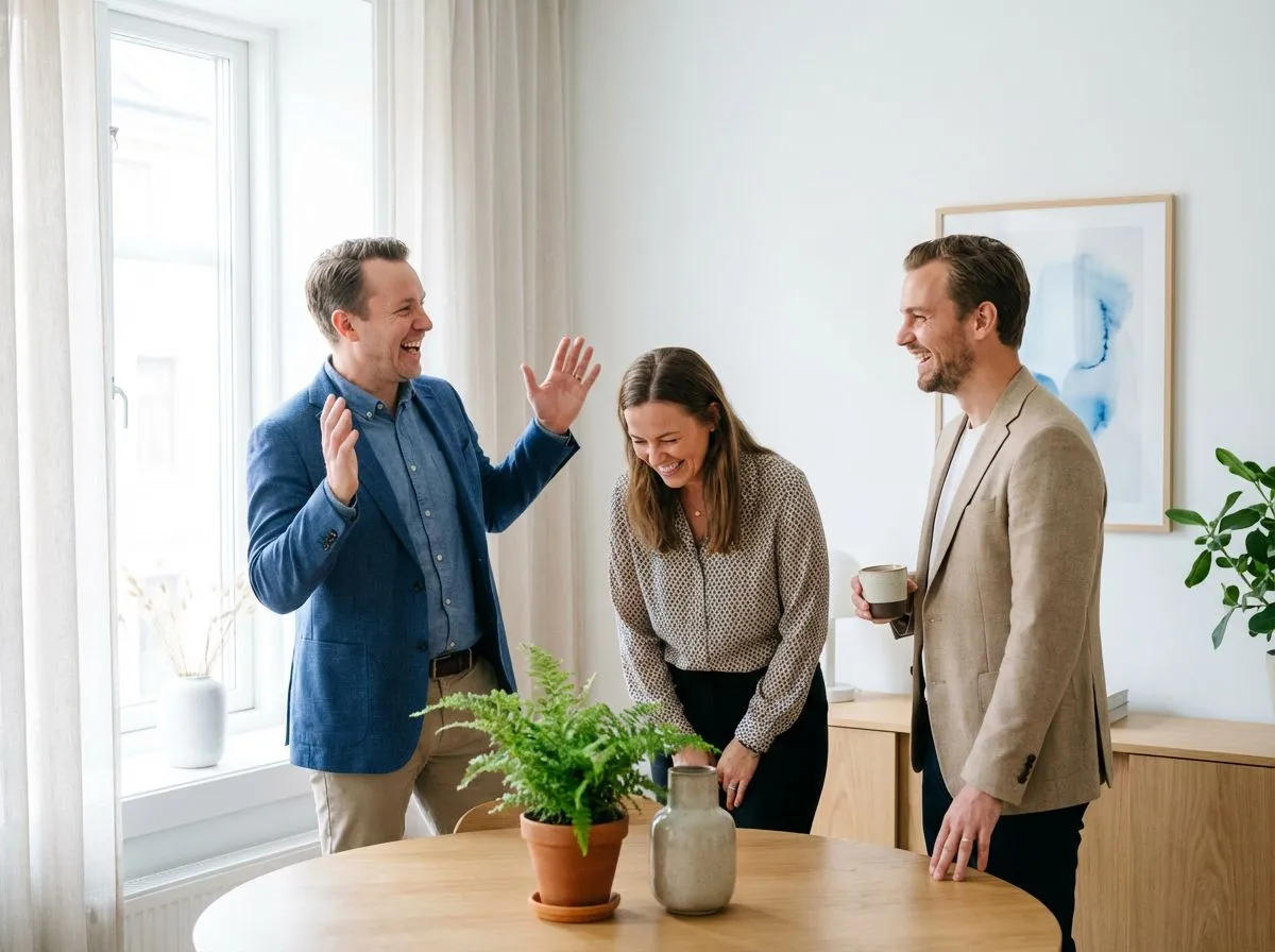 LeadHQL team collaborating in the office